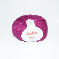 Katia Wolle der Sorte Peru in der Farbe Dunkelpink